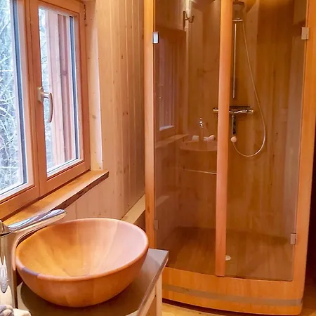 Berg-chalet Im Glamping-paradies Auf Dem Dengler Hof Kamp alanı